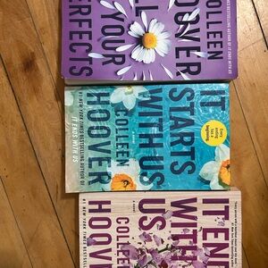 Colleen Hoover Book Set with Floral Covers